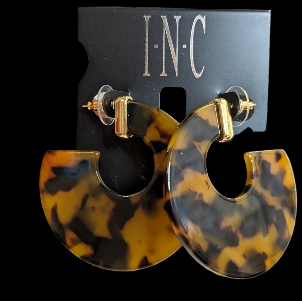 INC Tortoise‎ Earrings